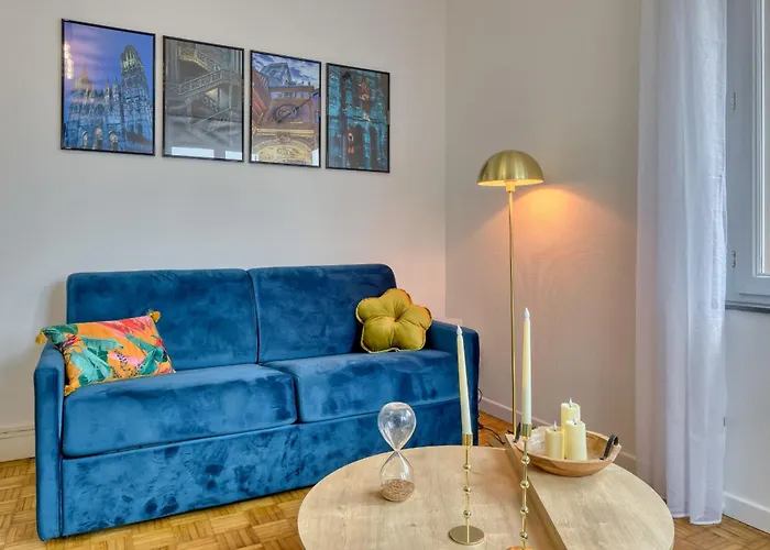 Alexandre F2 Cosy Avec Parking A Deux Pas De La Seine Rouen